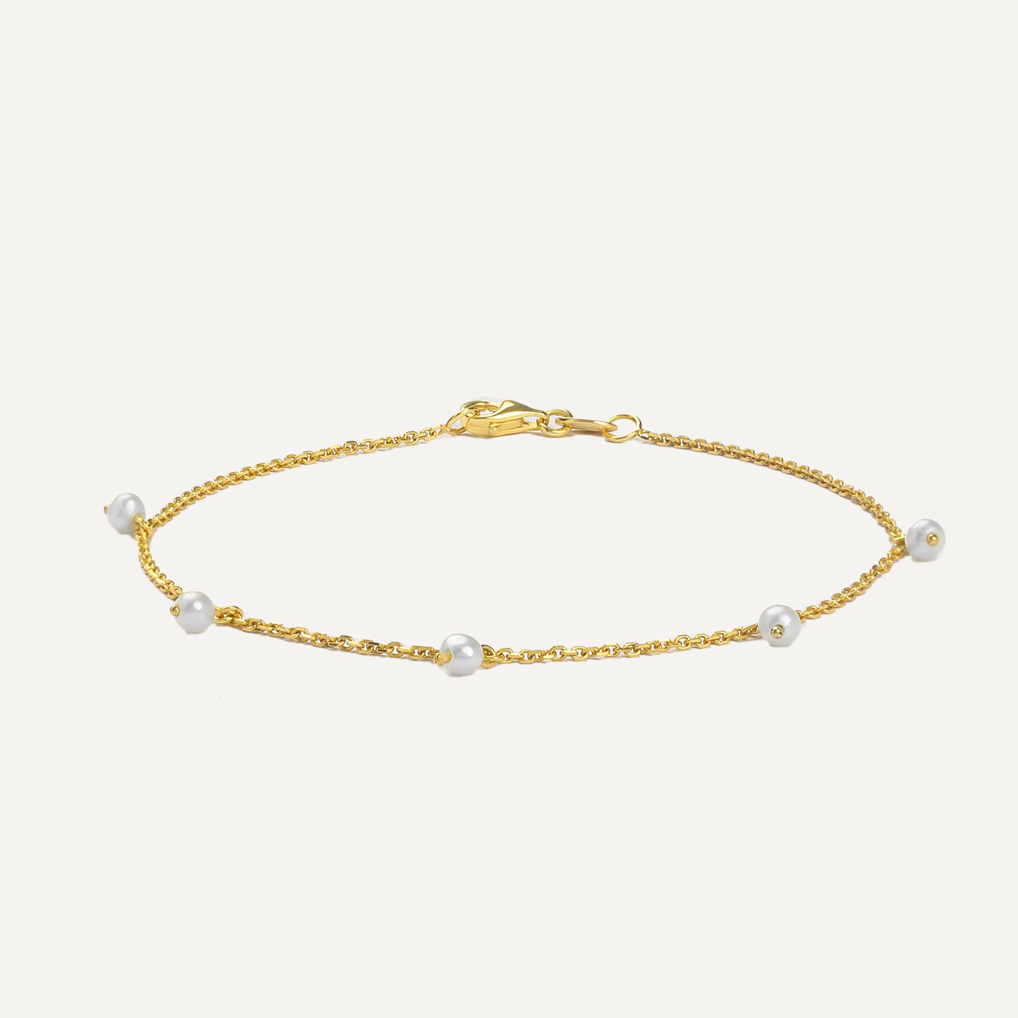 Maya Pearl Gold Bracelet - 1