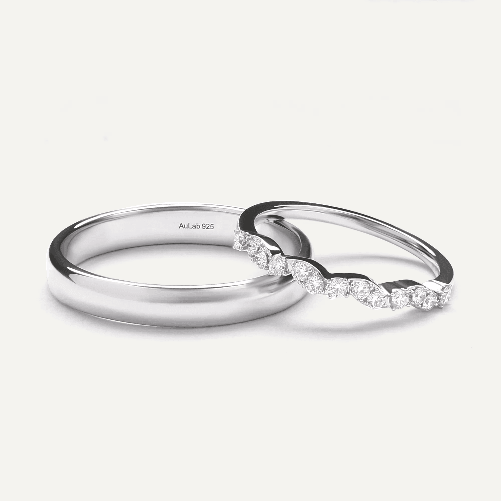 Laurent Wedding Ring - Male - 2