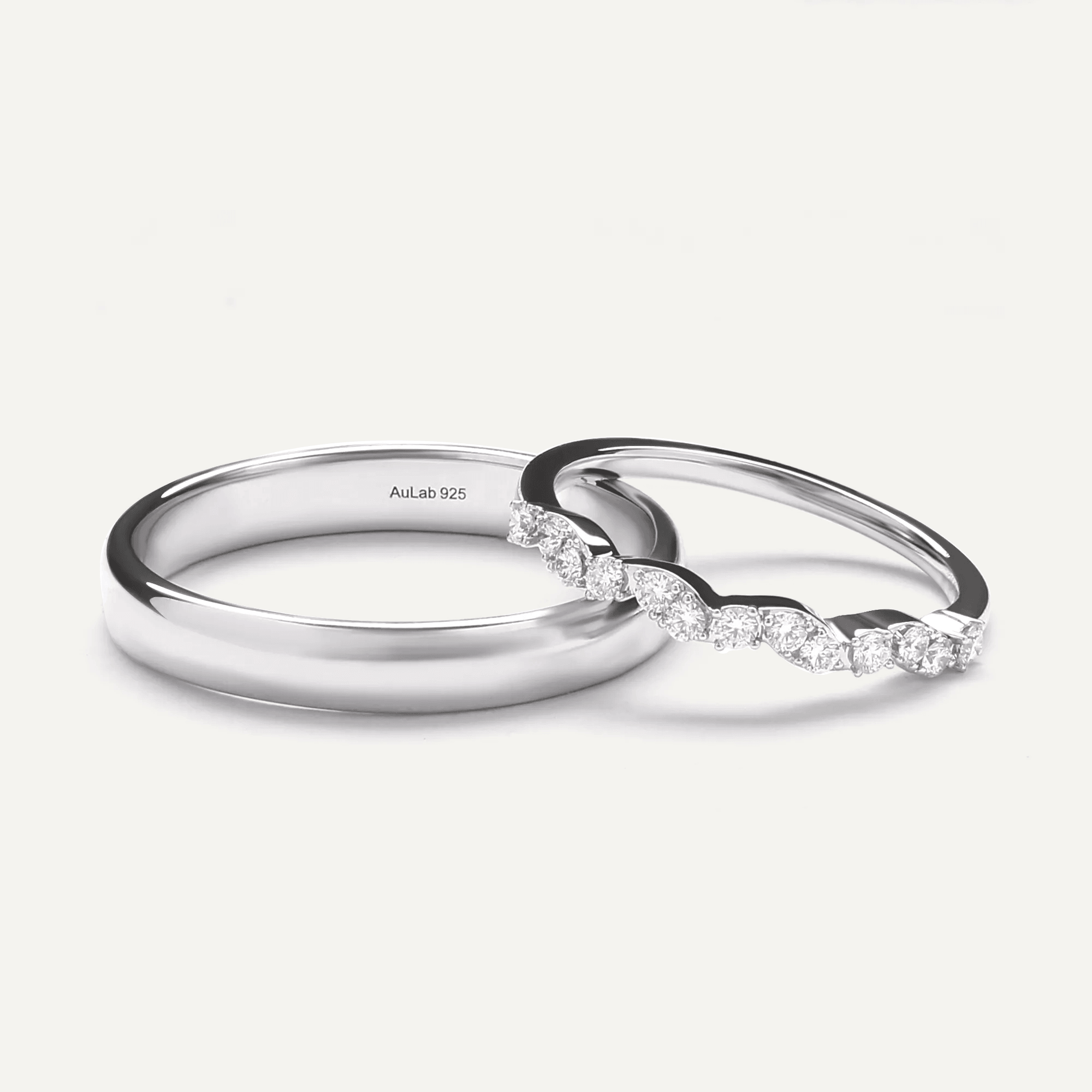 Laurent Wedding Ring - Male - 2