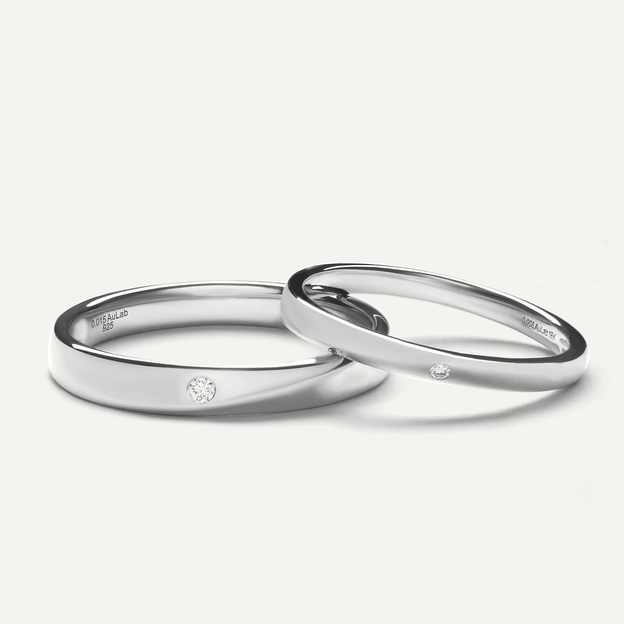 Winston Wedding Diamond Ring - Male - 2