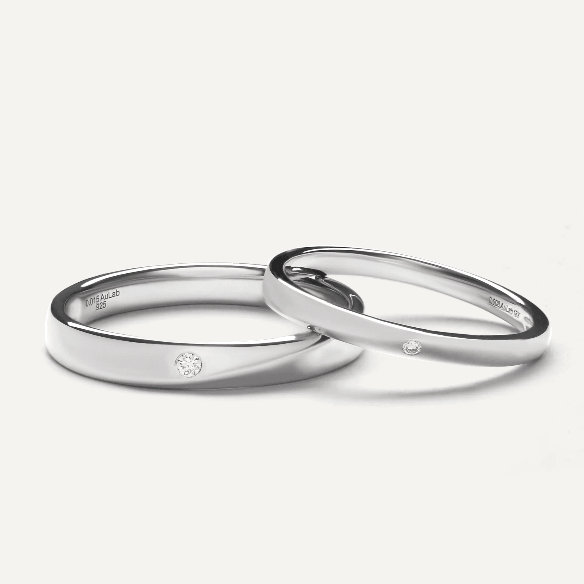 Winston Wedding Diamond Ring - Male - 2
