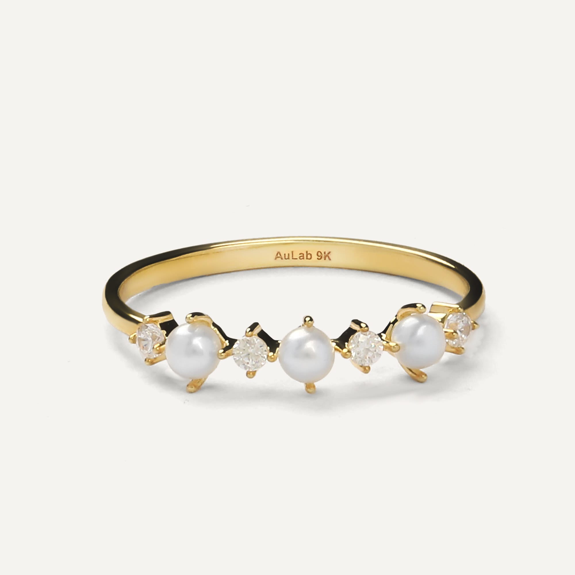 Margaret Pearl Gold Ring - 2