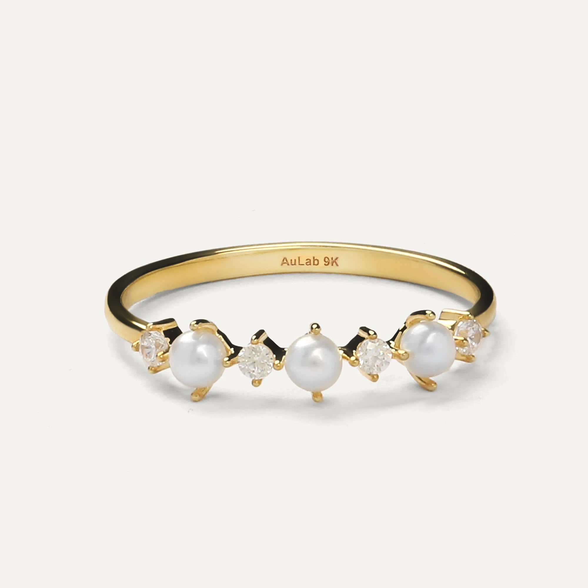 Margaret Pearl Gold Ring - 1