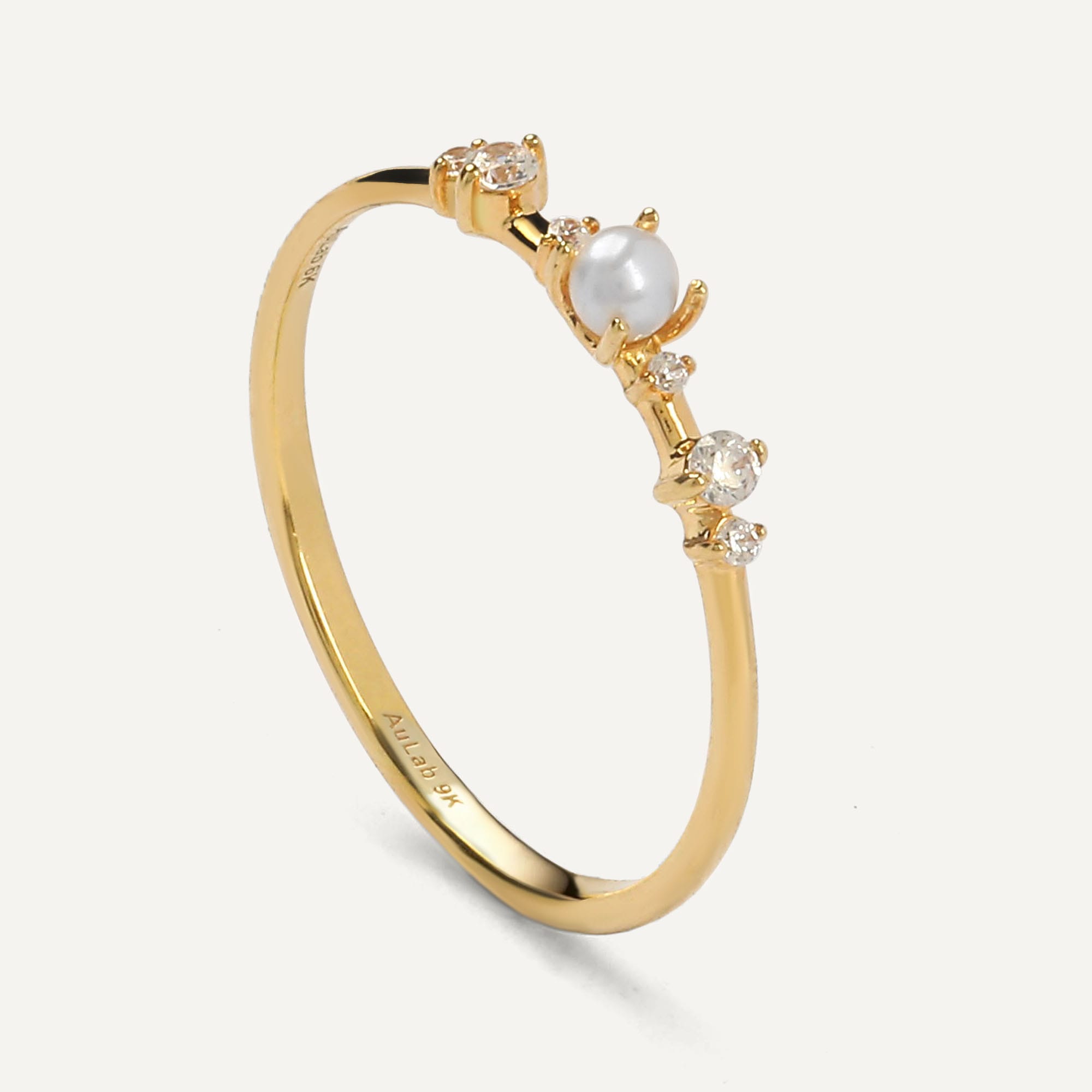 Maisie Pearl Gold Ring - 4