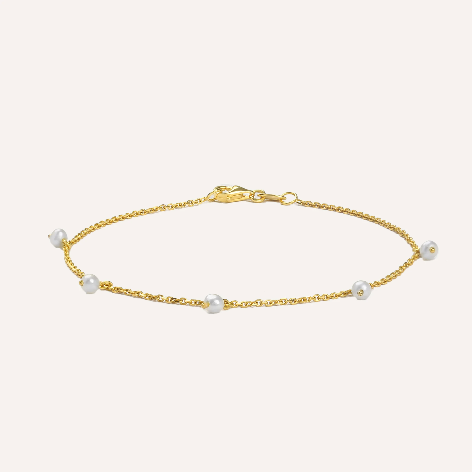 Maya Pearl Gold Bracelet - 1