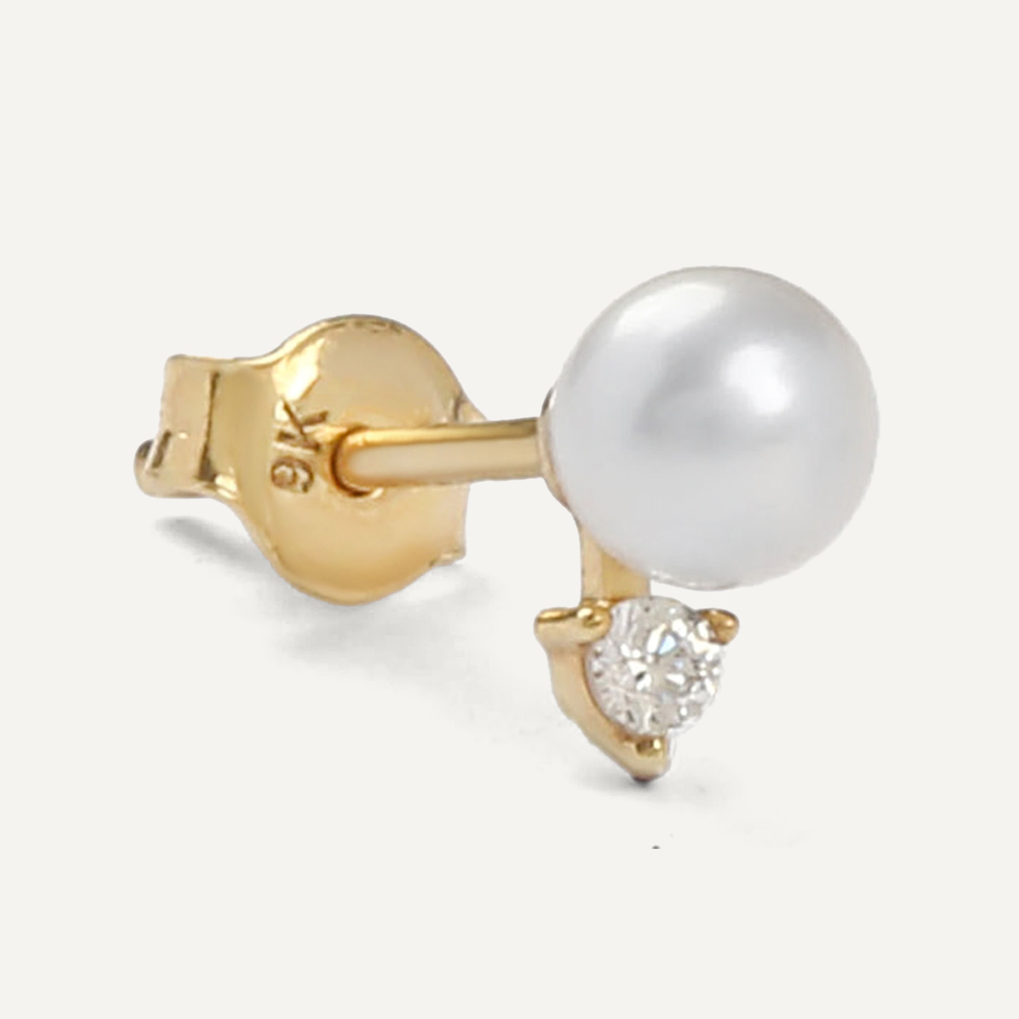 Tamara Pearl Gold Earrings - 4