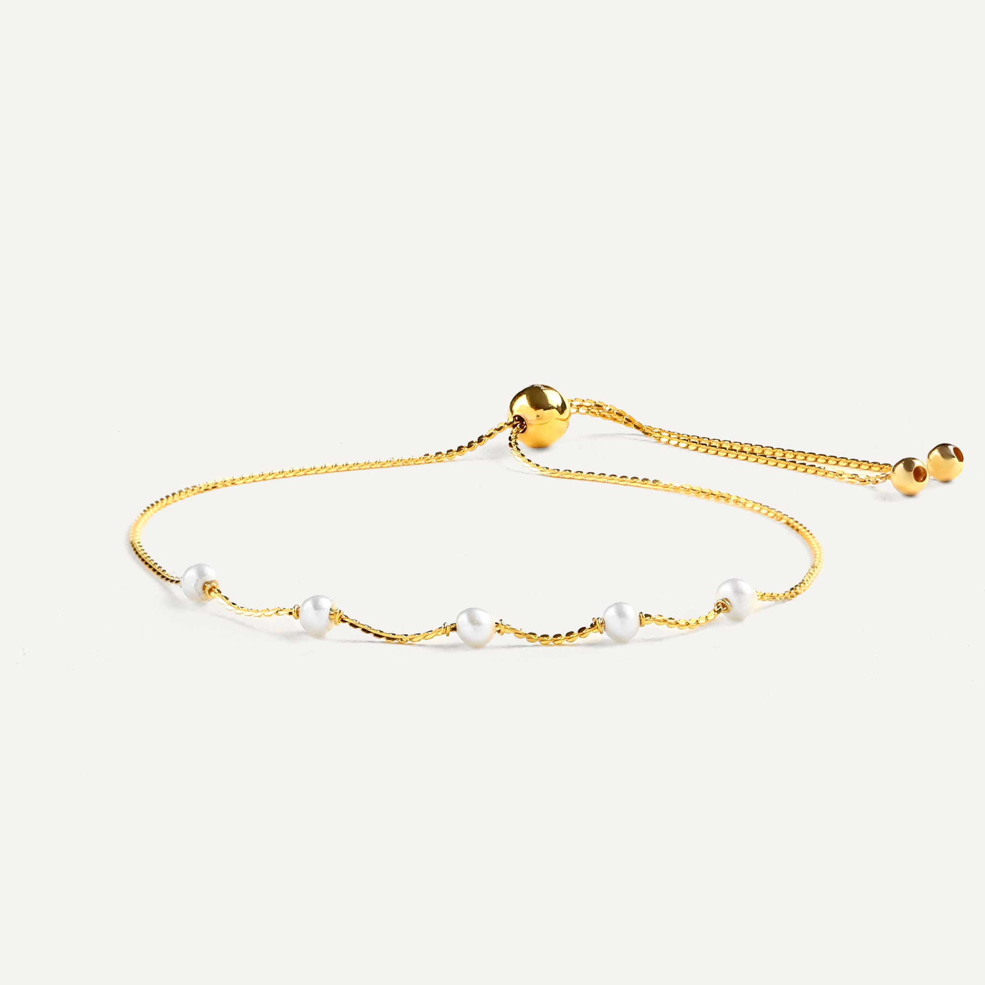 Cerelia Pearl Gold Bracelet - 2