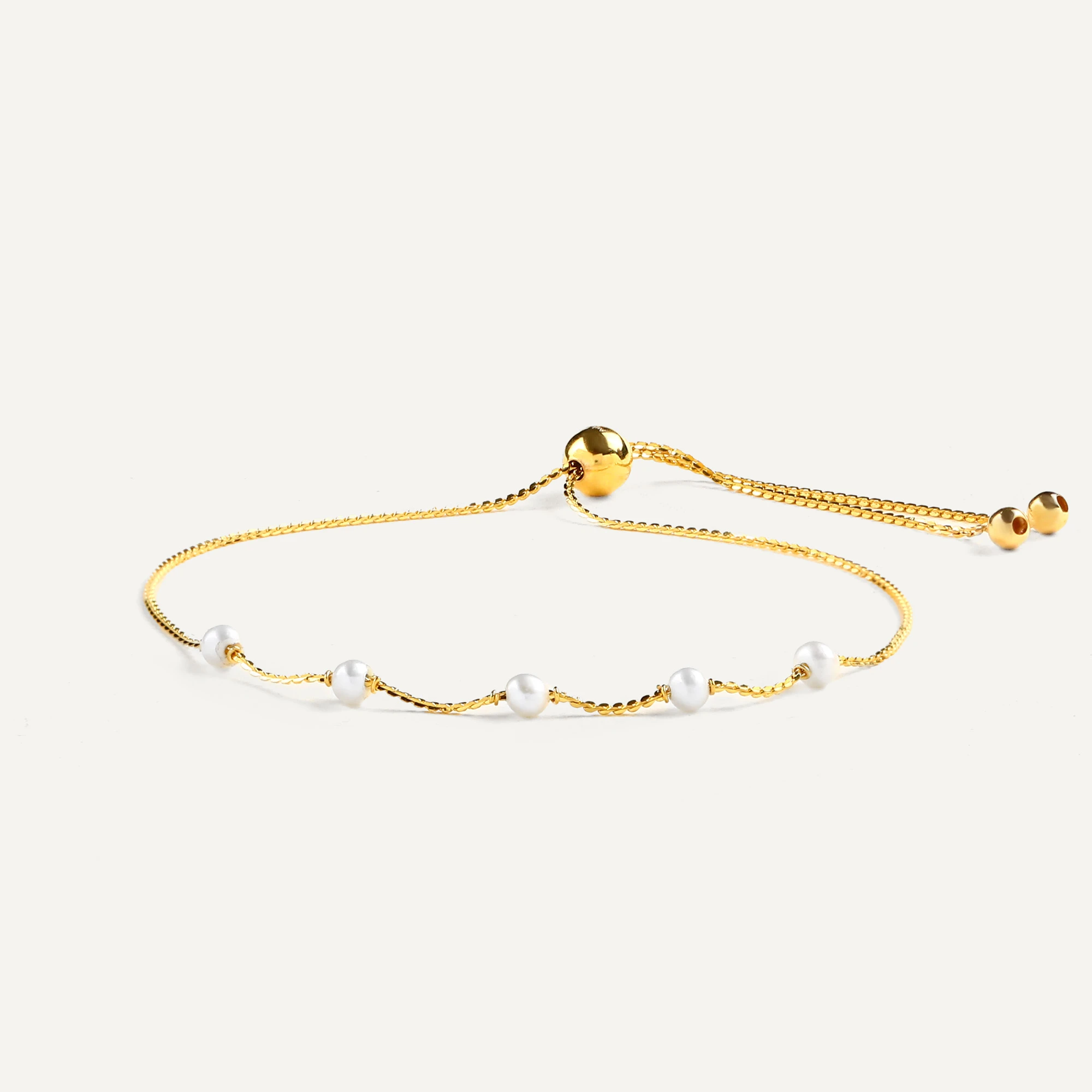 Cerelia Pearl Gold Bracelet - 2