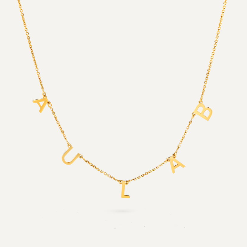 The ABC Gold Necklace