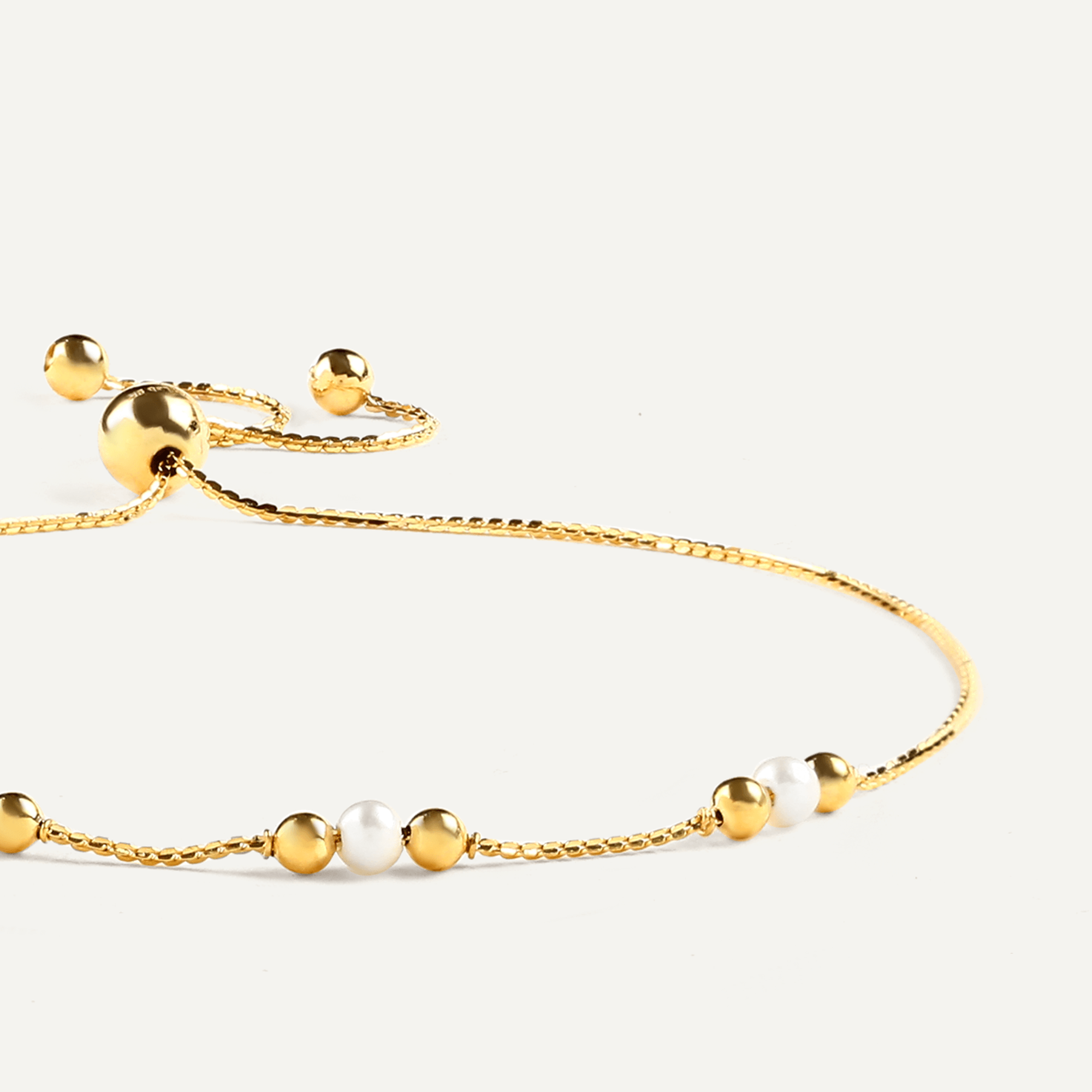 Clarina Pearl Gold Bracelet - 4