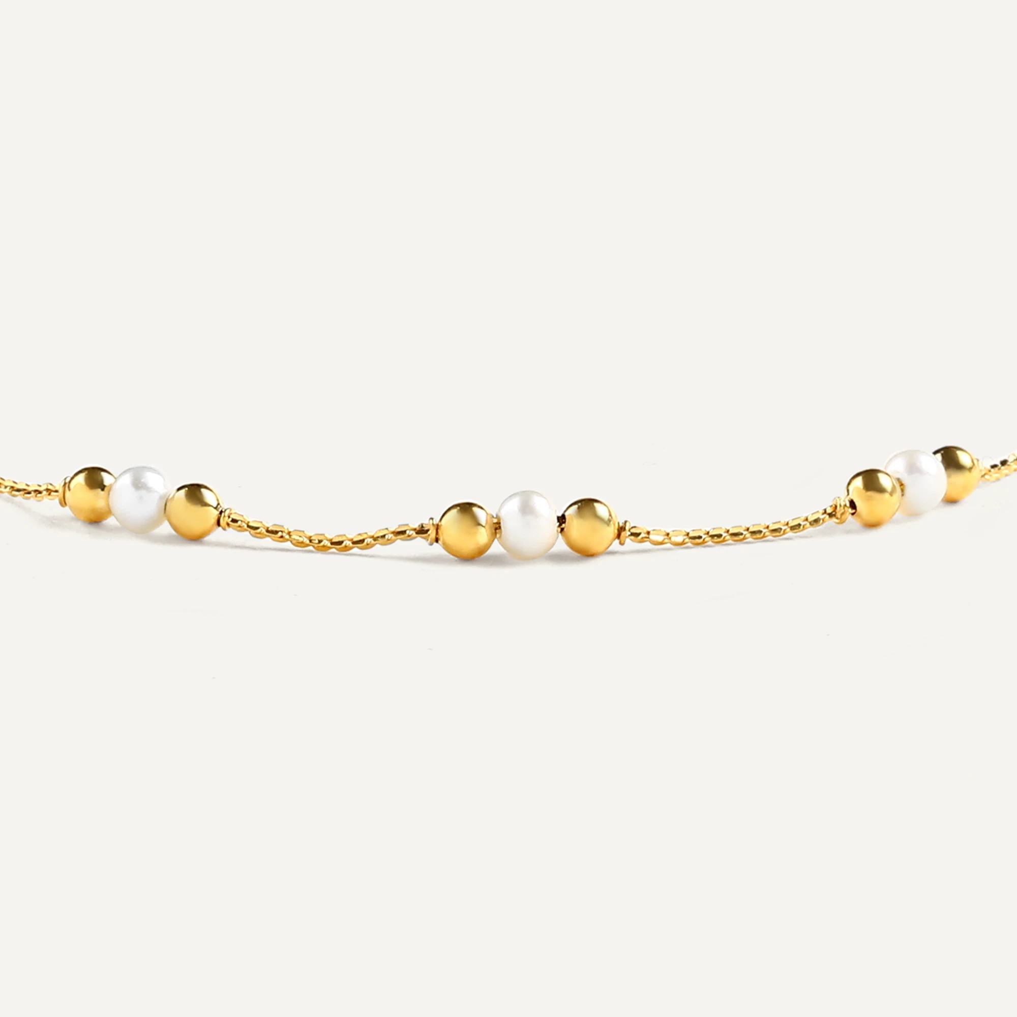 Clarina Pearl Gold Bracelet - 3